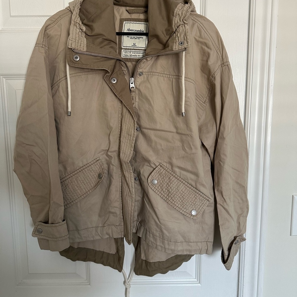 Abercrombie & Fitch Khaki Utility Jacket